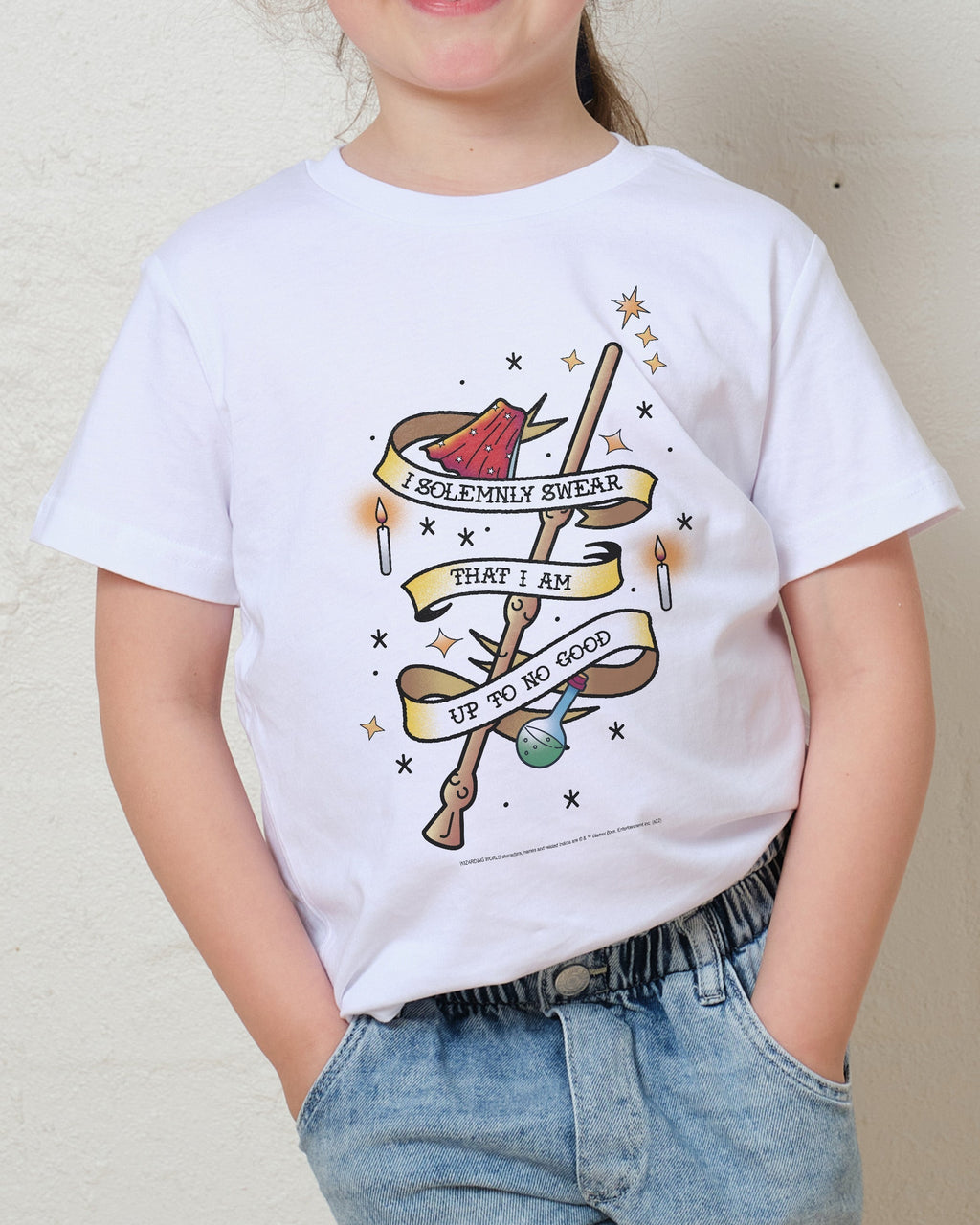 I Solemnly Swear That I Am Up to No Good Kids T-Shirt product image 1