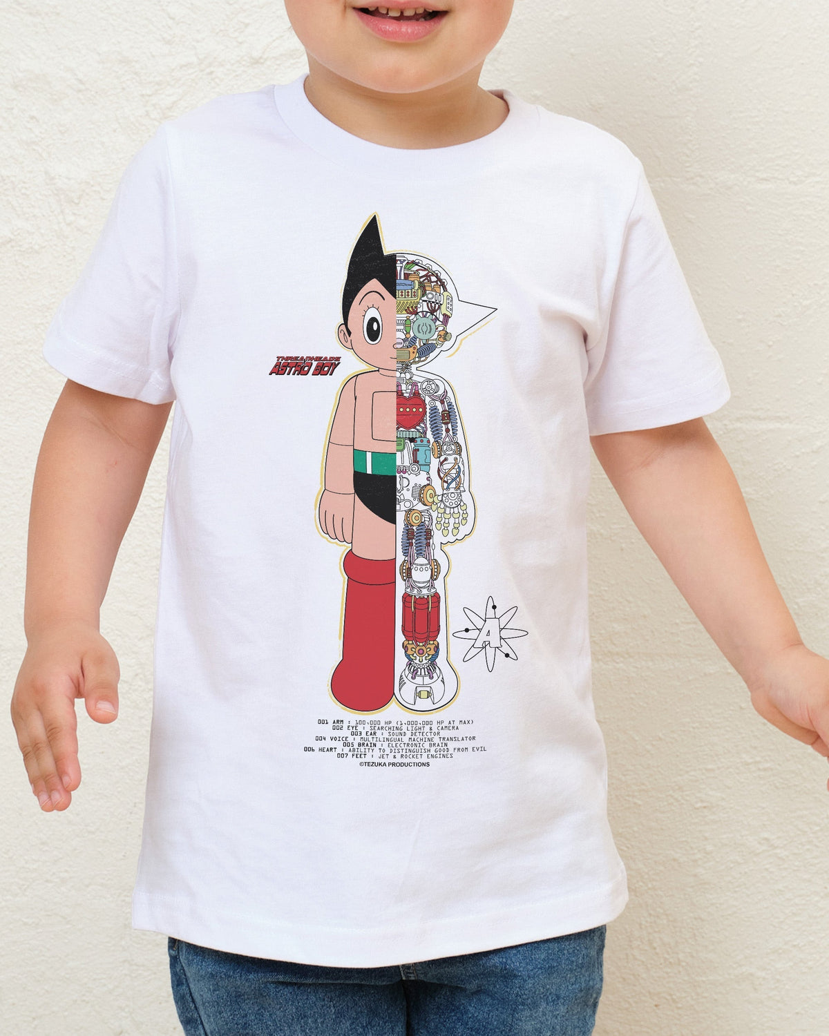 Astro Boy Half Robot Kids T-Shirt product image 1