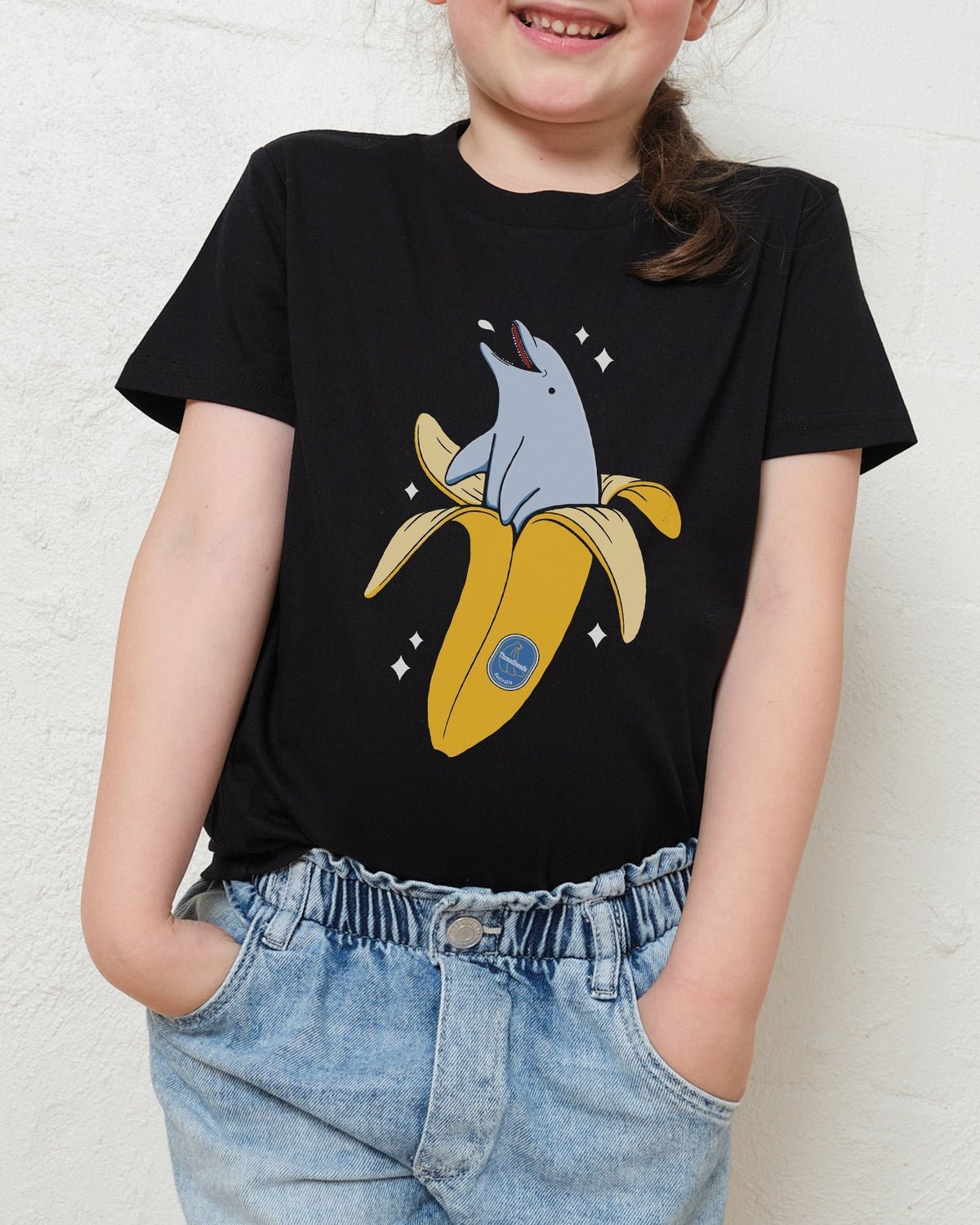 Banana Dolphin Kids T-Shirt product image 4