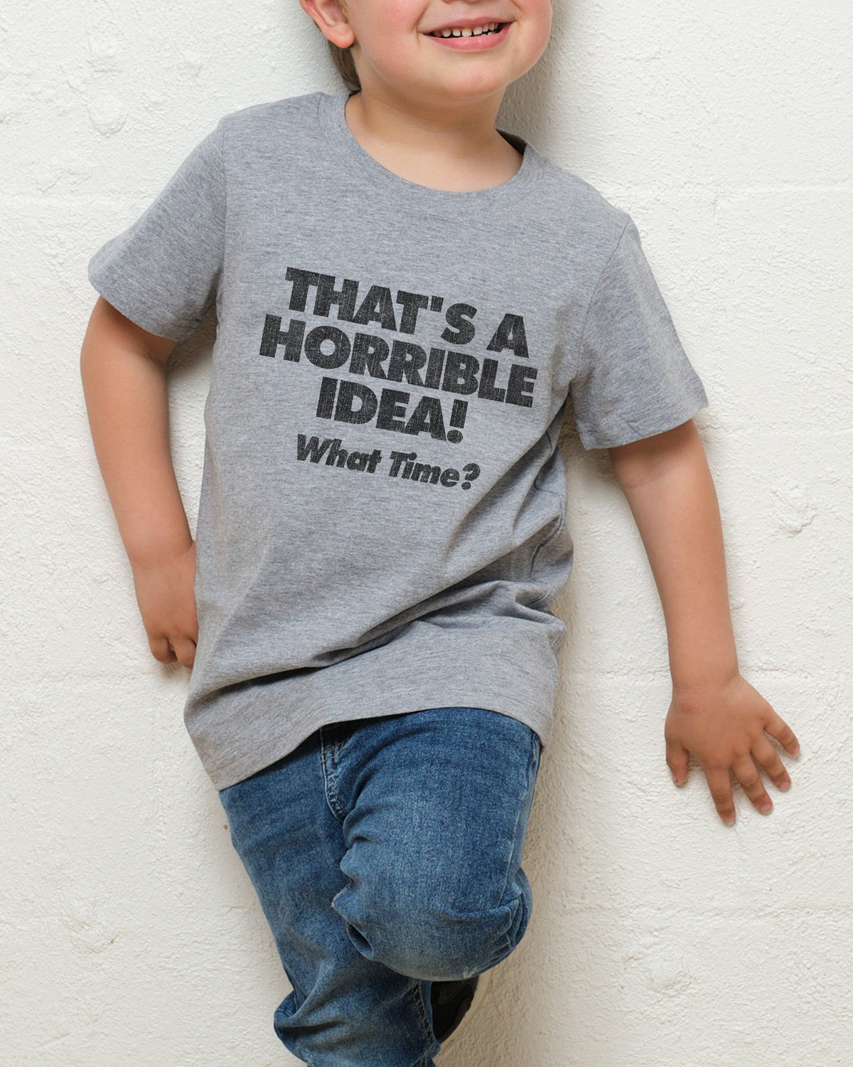 That's A Horrible Idea - What Time? Kids T-Shirt product image 3