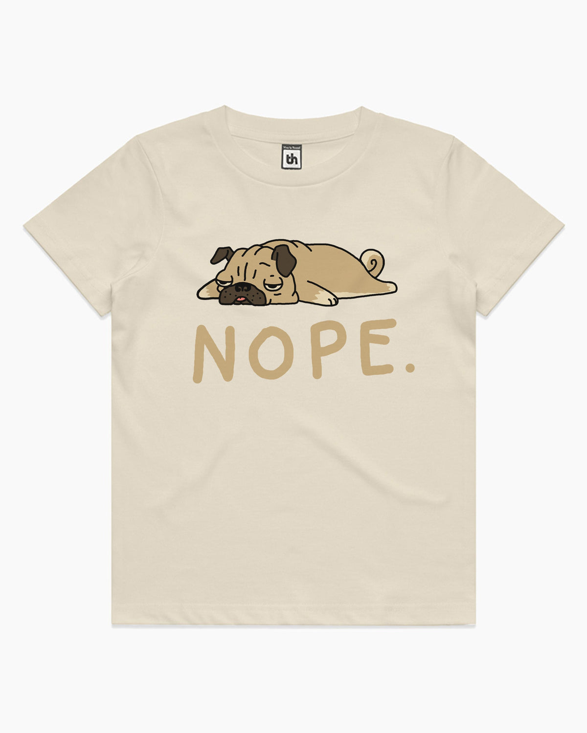 Nope Pug Kids T-Shirt product image 5