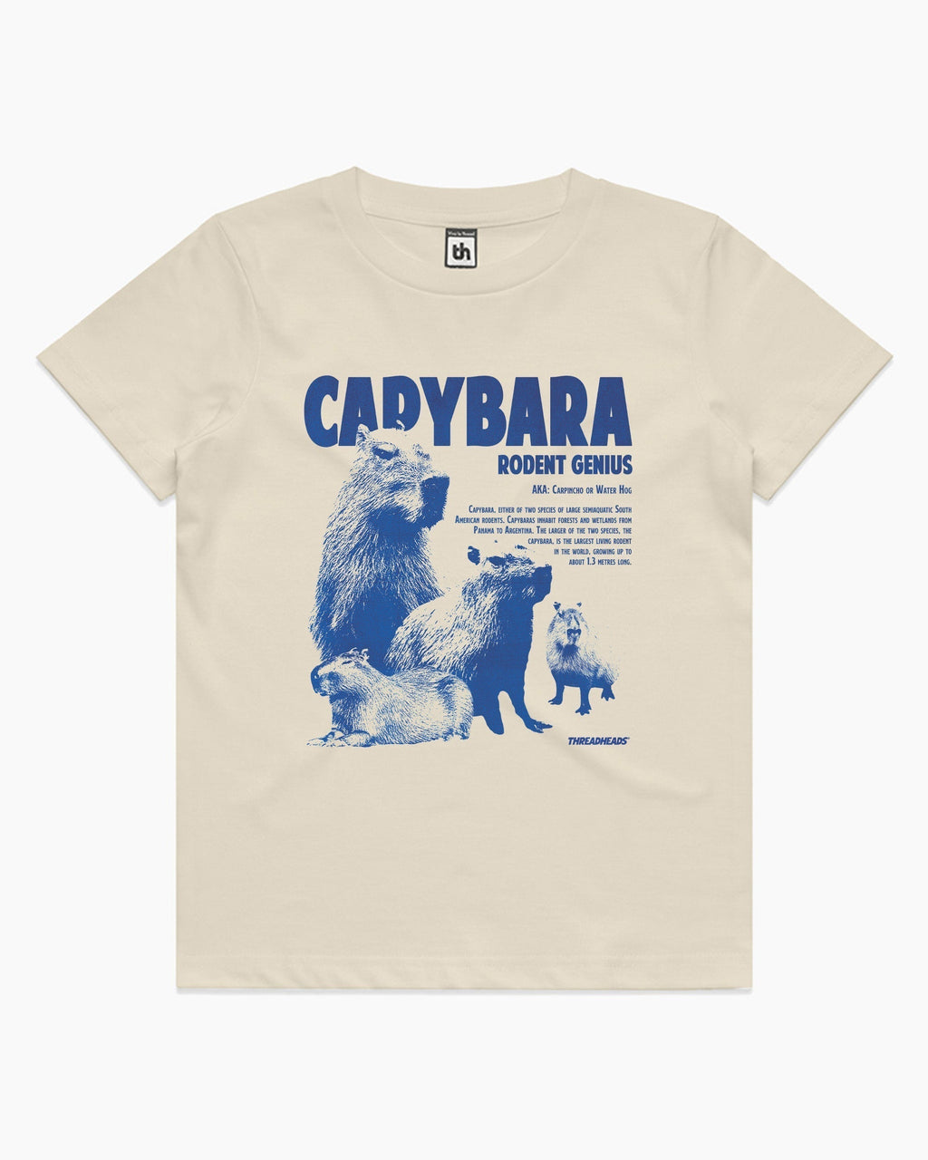 Capybara Rodent Genius Kids T-Shirt product image 2