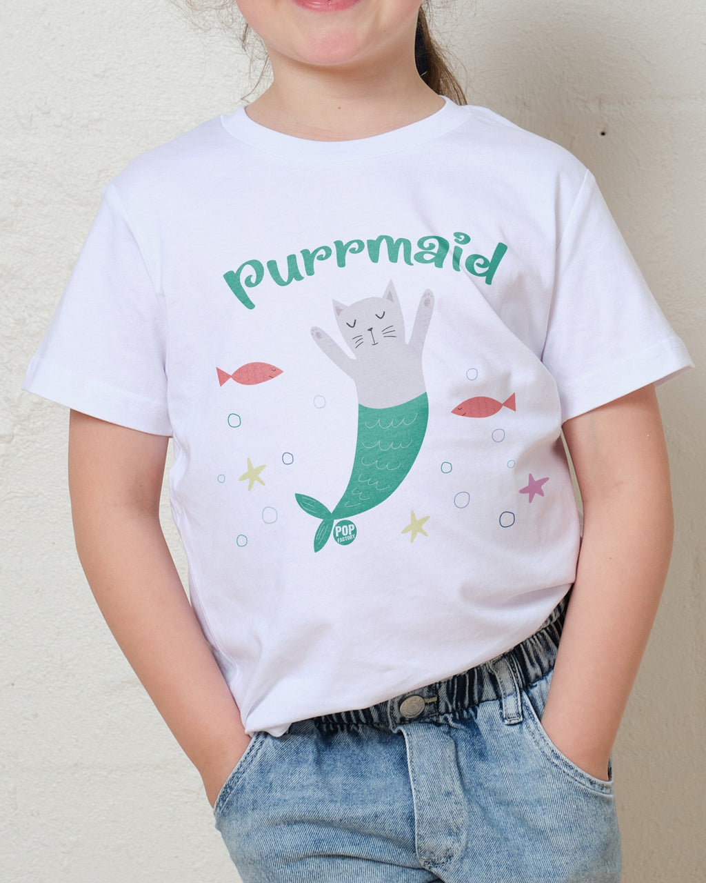 Purrmaid Kids T-Shirt product image 1