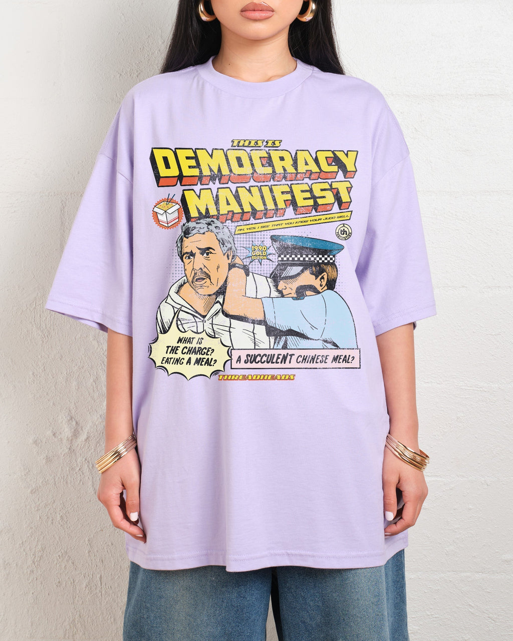 This is Democracy Manifest Oversized Tee product image 7
