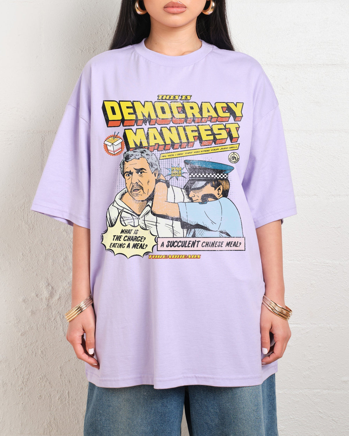 This is Democracy Manifest Oversized Tee product image 7