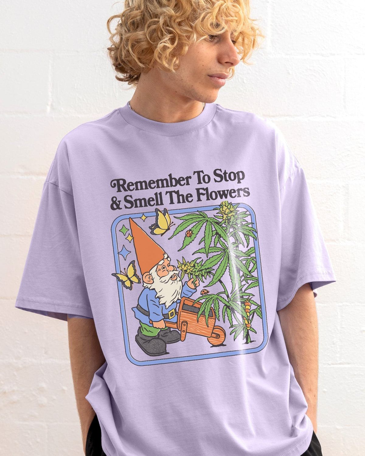Smell The Flowers Oversized Tee product image 1