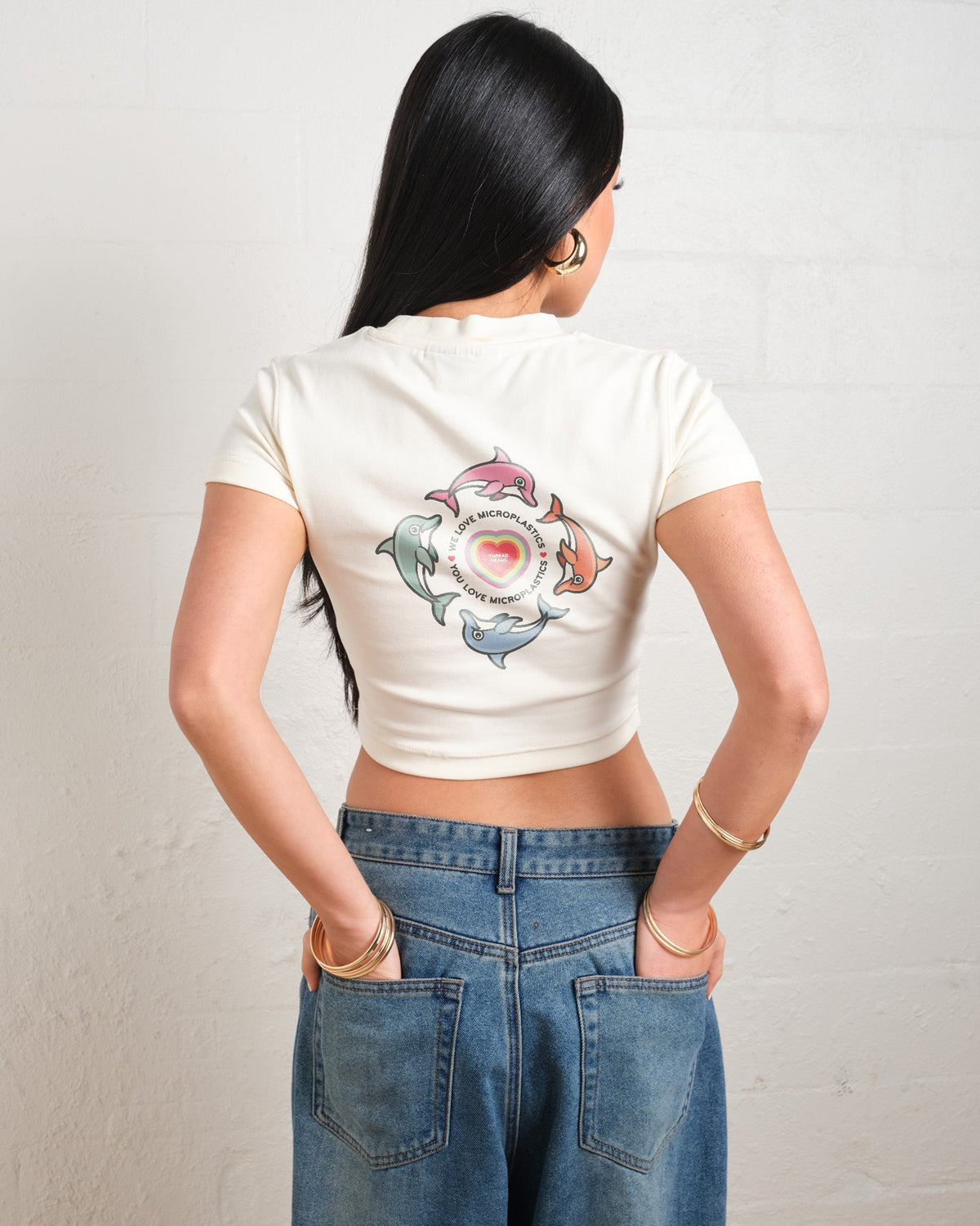 We Love Microplastics Baby Tee product image 3