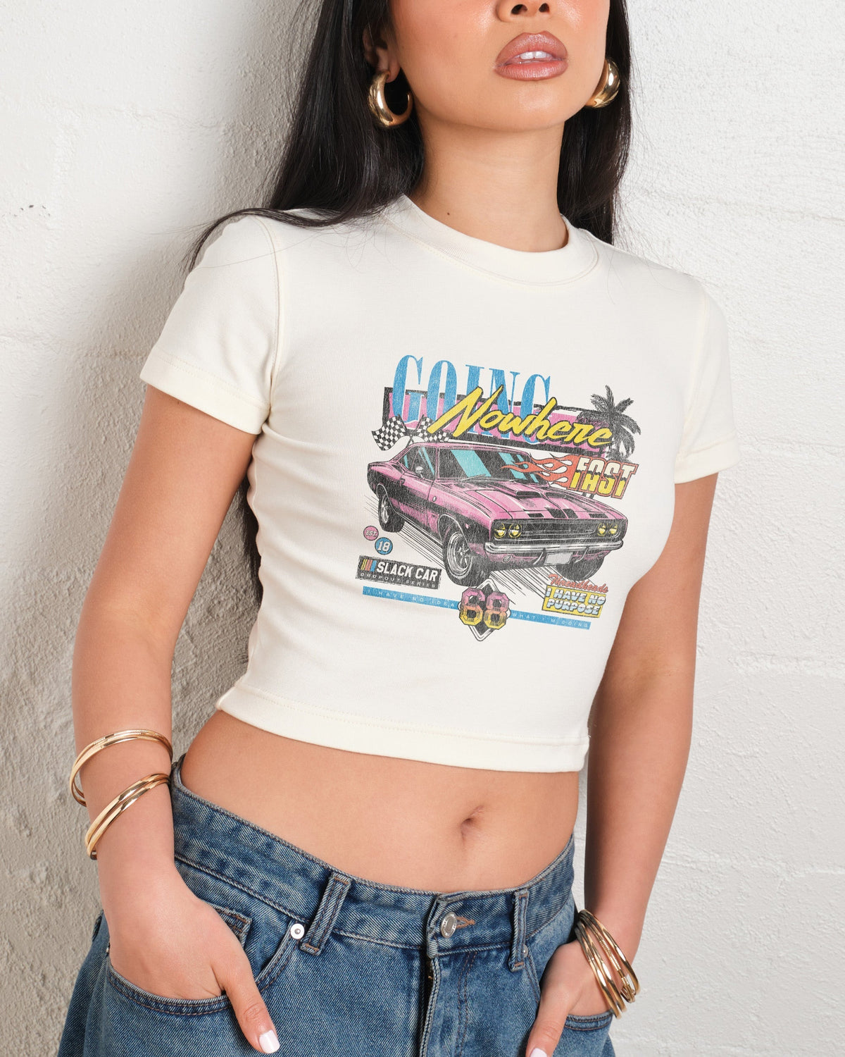 Going Nowhere Fast Baby Tee product image 1