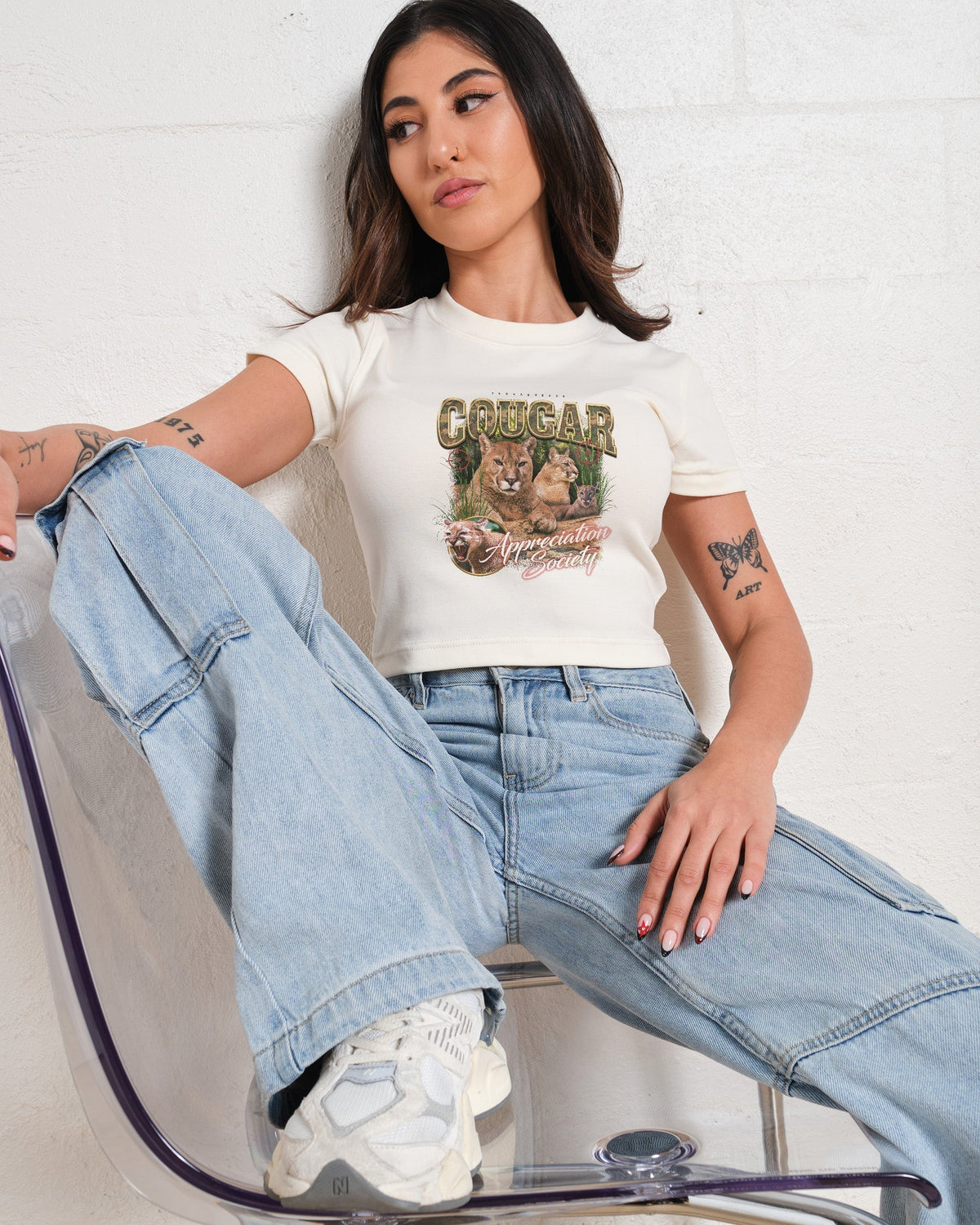 Cougar Appreciation Society Baby Tee product image 2