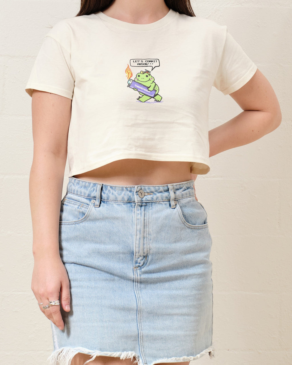 Let's Commit Arson Crop Tee product image 4