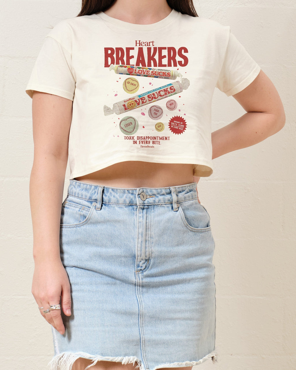 Heart Breakers Crop Tee product image 1