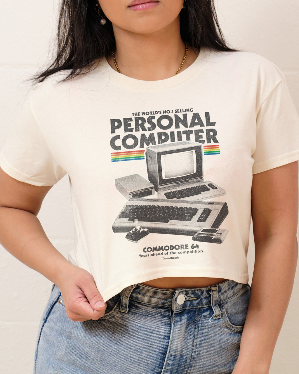 Retro Commodore 64 Crop Tee product image 3