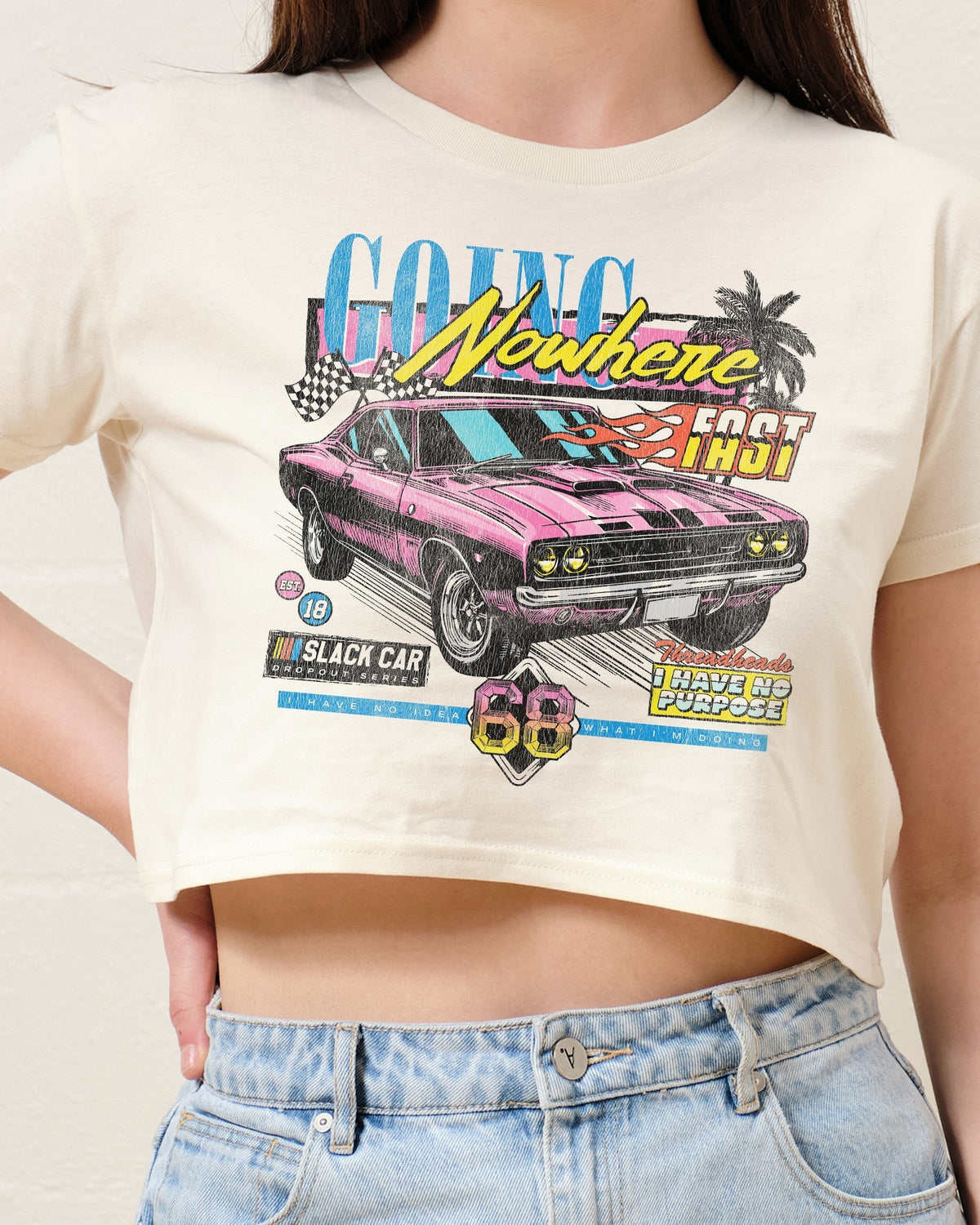 Going Nowhere Fast Crop Tee product image 4