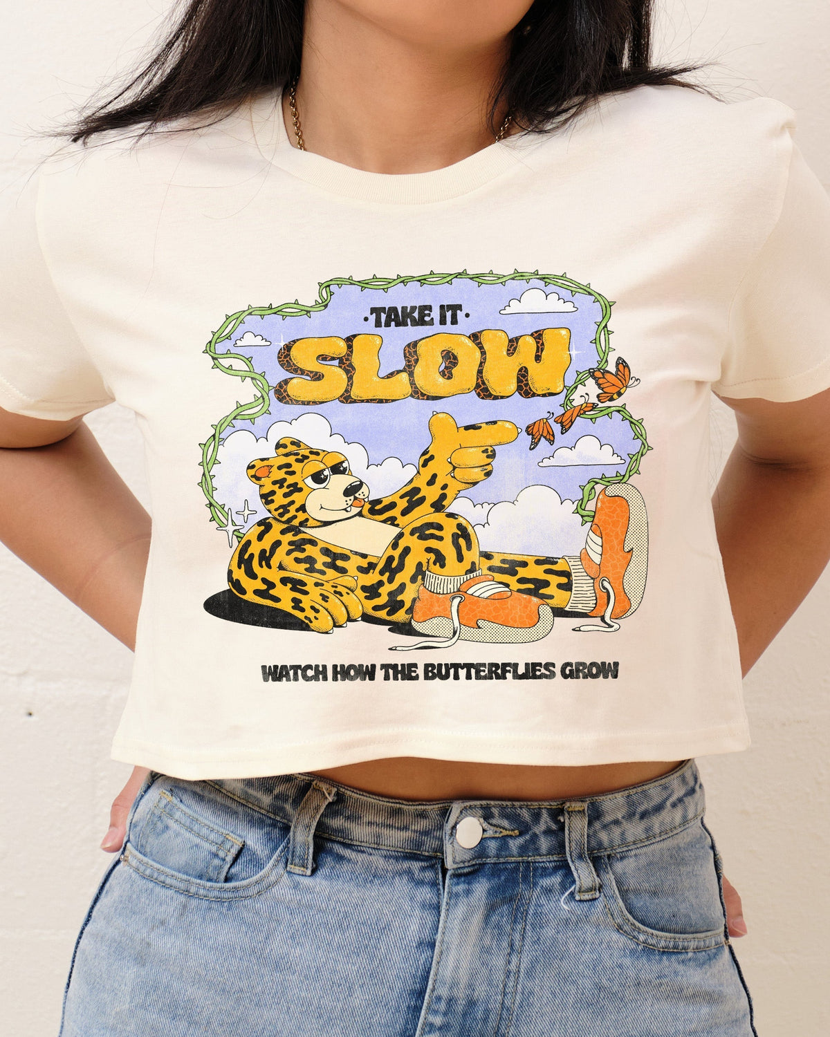 Take It Slow Crop Tee product image 1