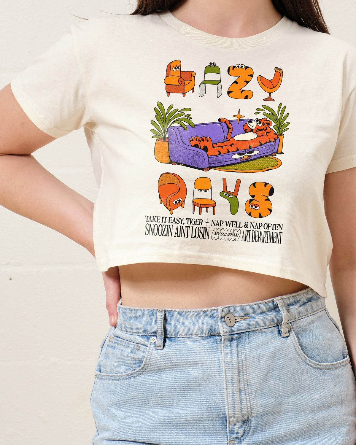 Lazy Days Crop Tee product image 1