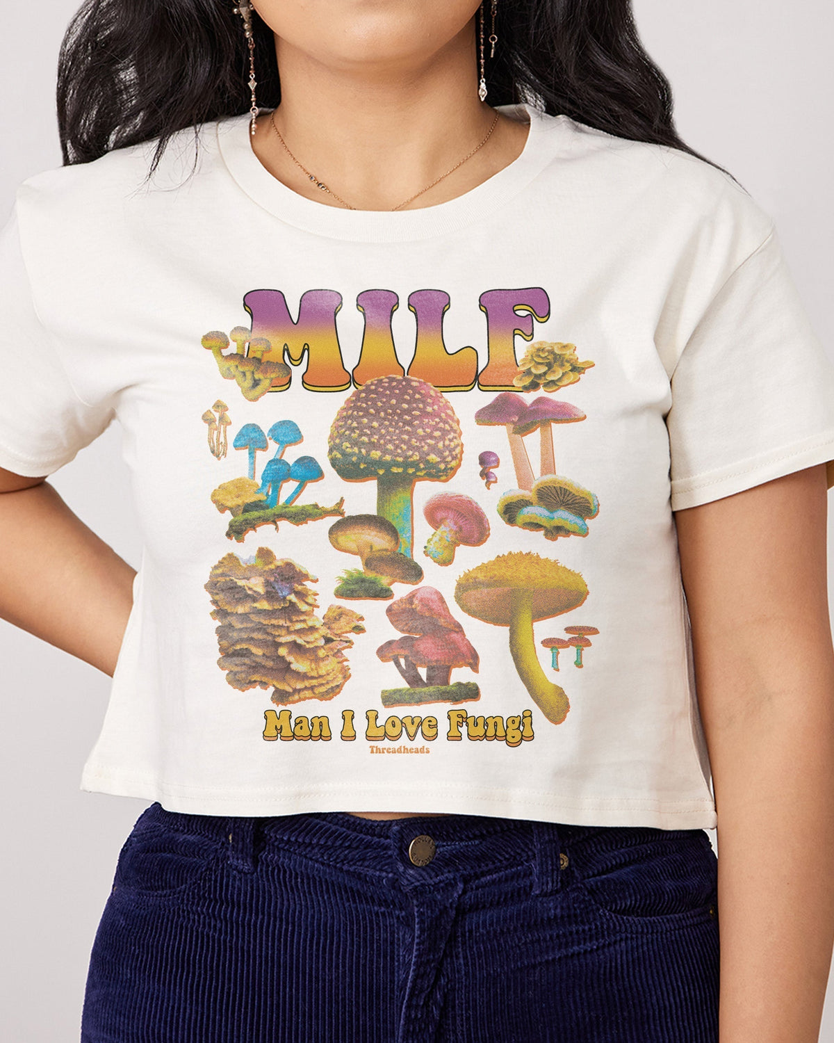 MILF Fungi Crop Tee product image 3