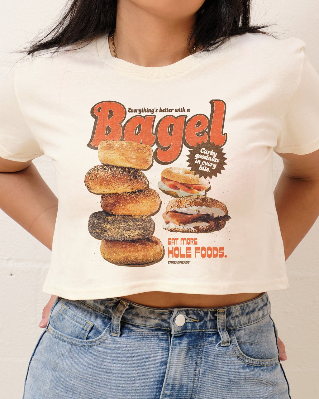 Everything's Better with a Bagel Crop Tee product image 1