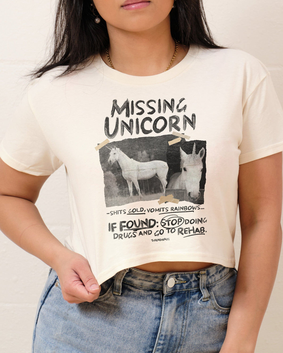 Missing Unicorn Crop Tee product image 2