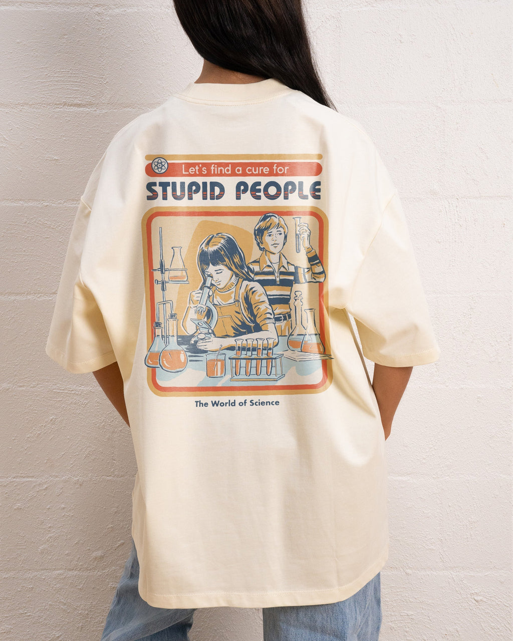 Let's Find a Cure for Stupid People Front and Back product image 1