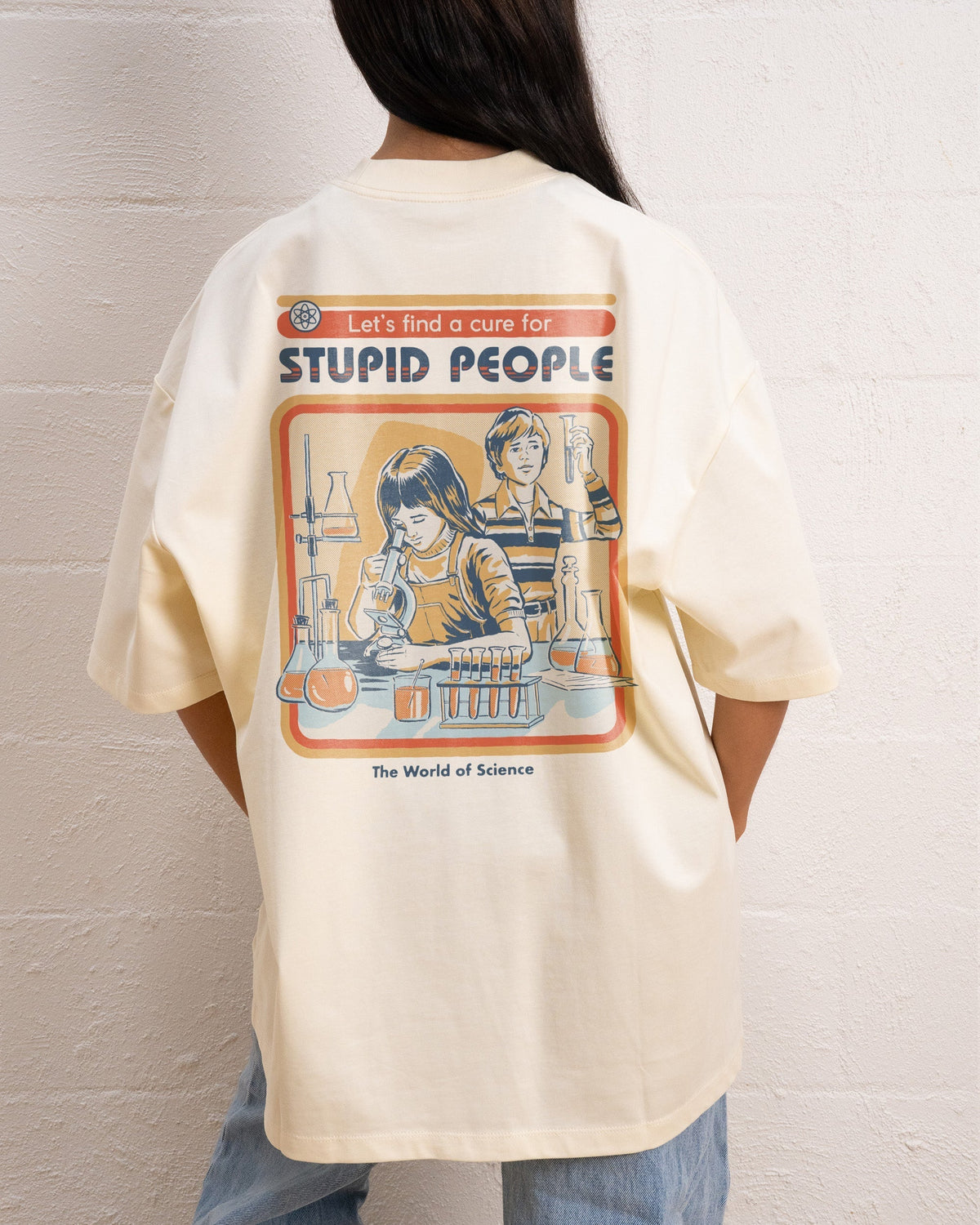 Let's Find a Cure for Stupid People Front and Back product image 1
