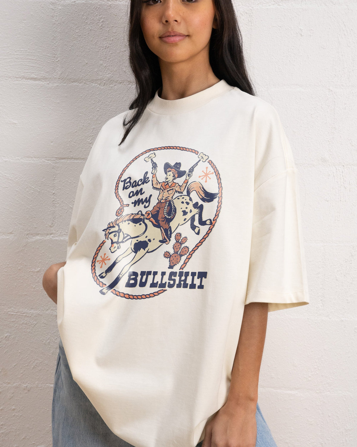 Back On My Bullshit Oversized Tee product image 1