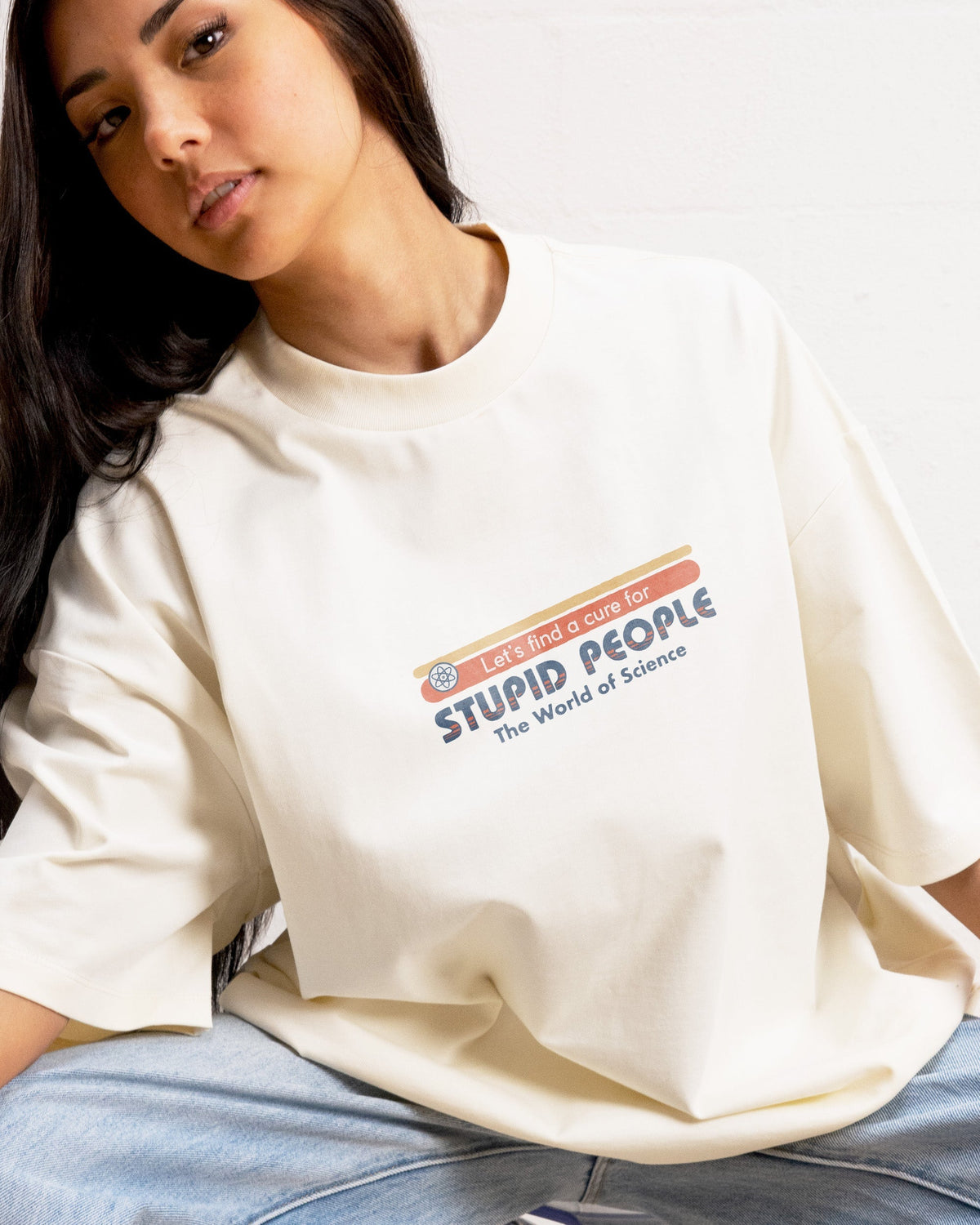 Let's Find a Cure for Stupid People Front and Back product image 2