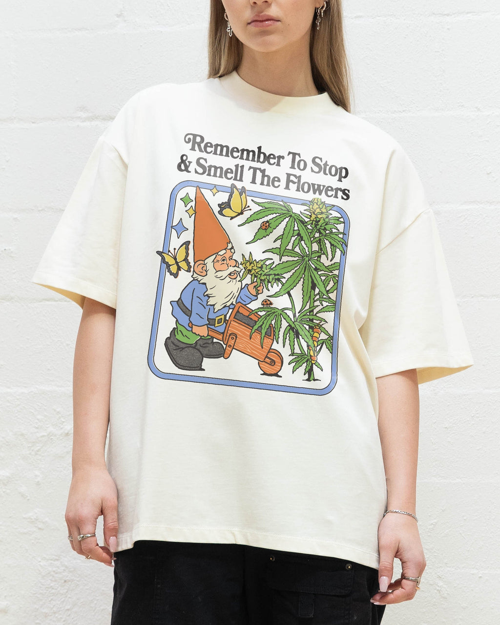 Smell The Flowers Oversized Tee product image 3