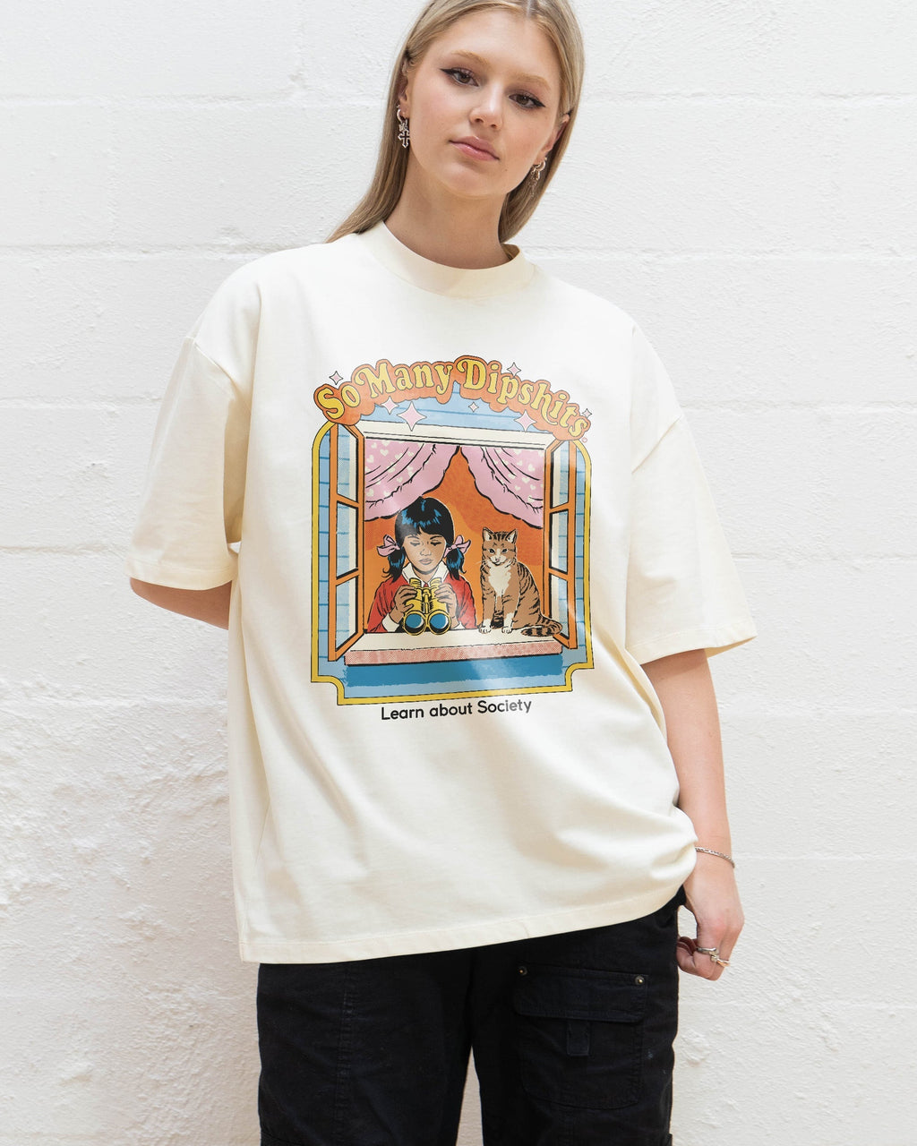 So Many Dipshits Oversized Tee product image 3