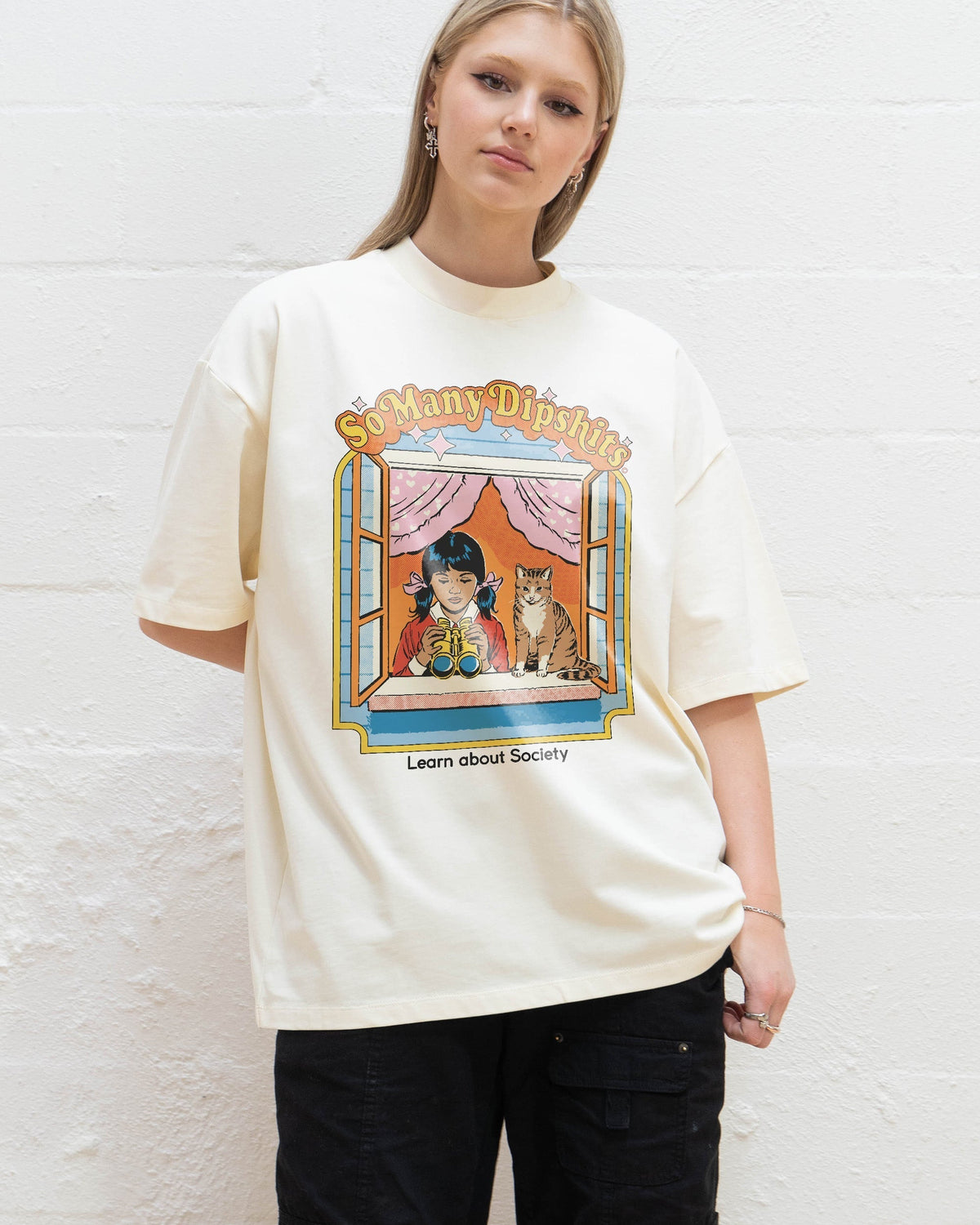 So Many Dipshits Oversized Tee product image 3