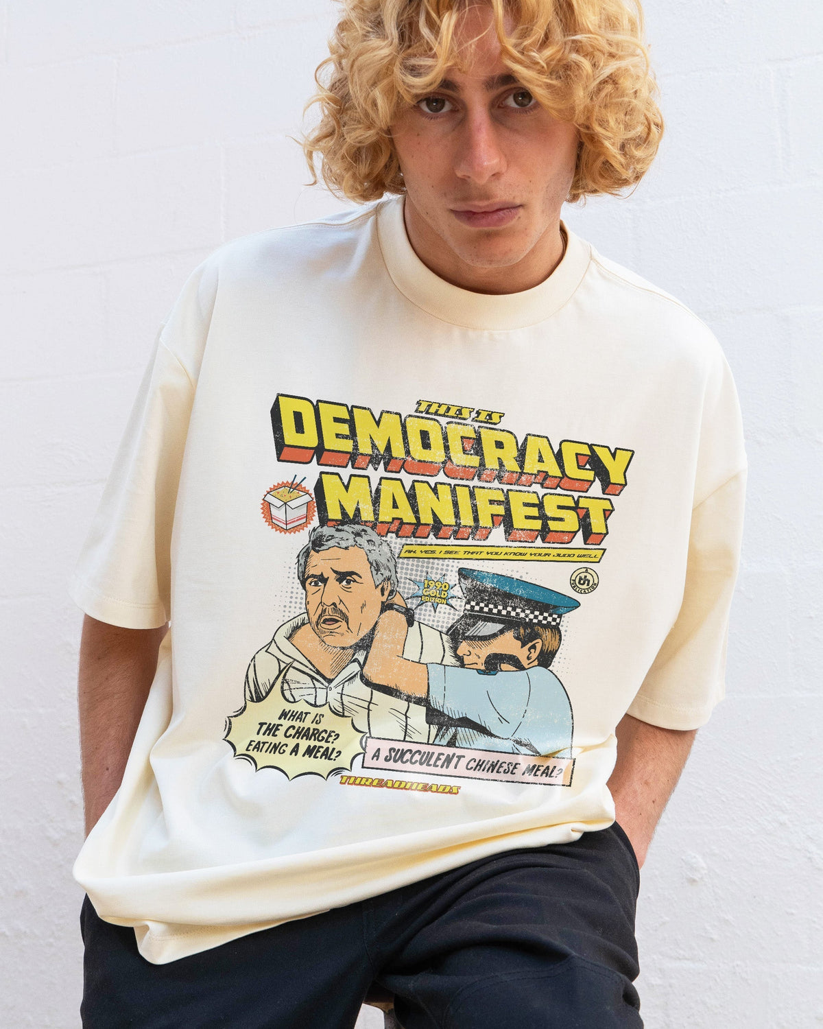 This is Democracy Manifest Oversized Tee product image 1