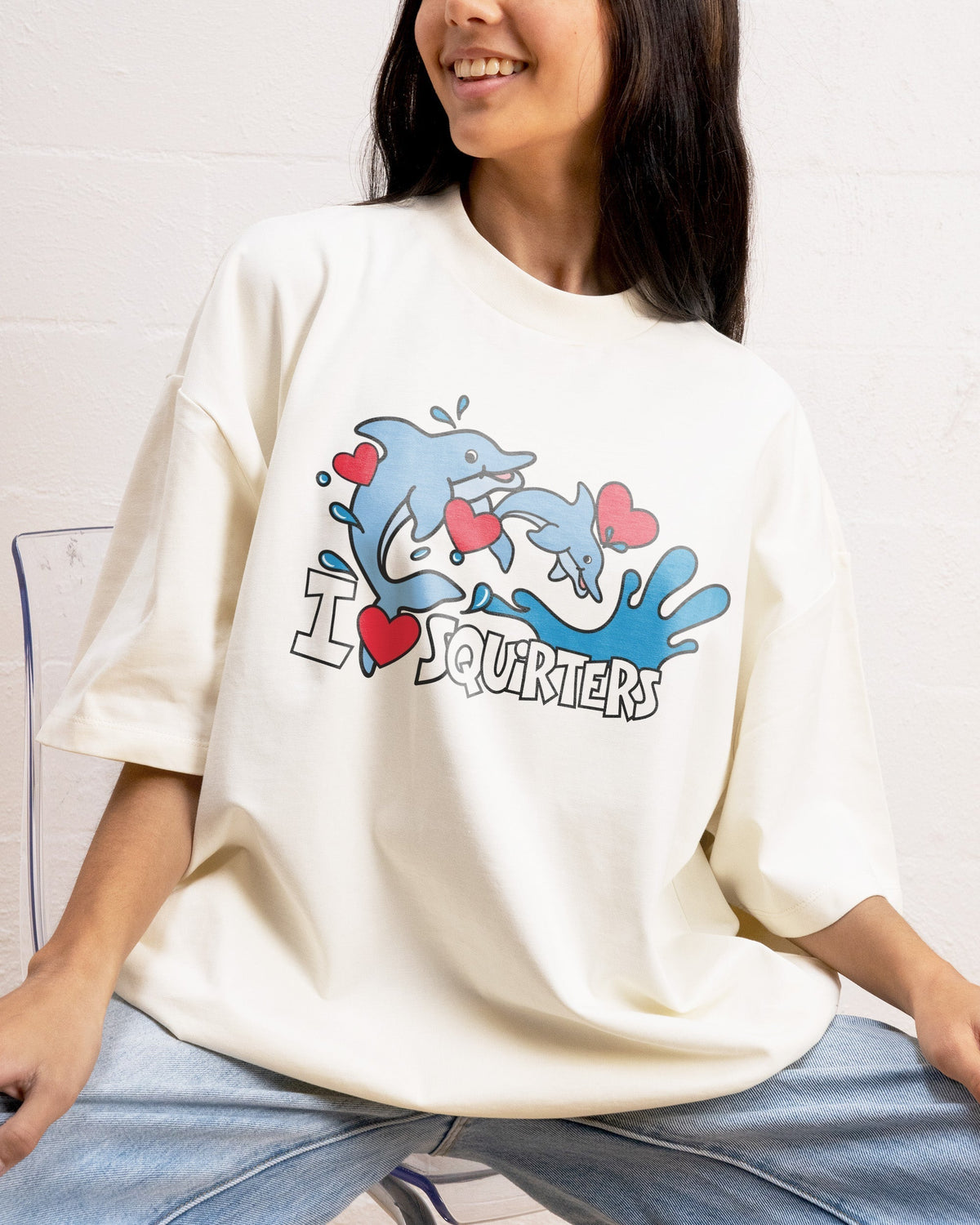 I Love Squirters Oversized Tee product image 3