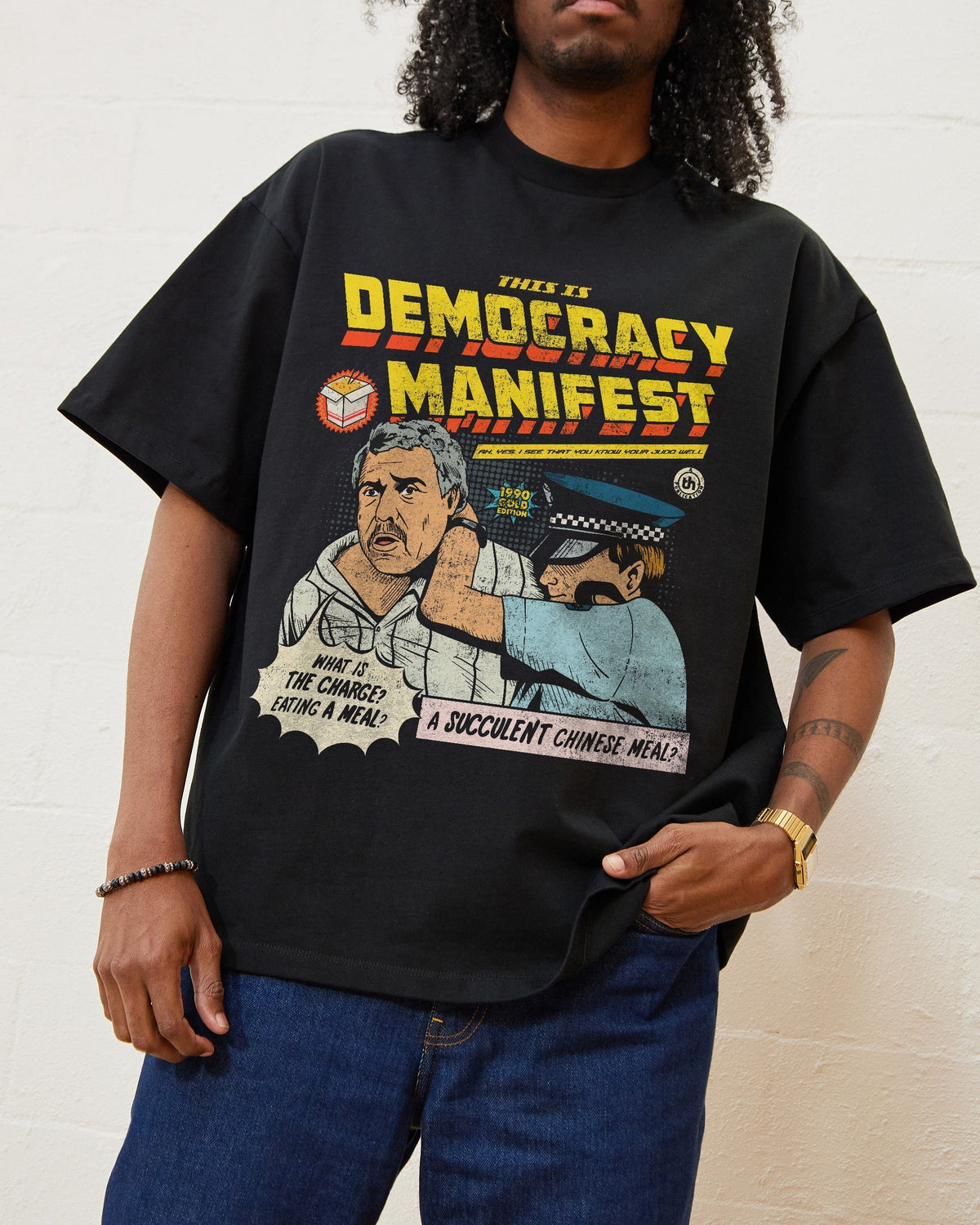 This is Democracy Manifest Oversized Tee product image 2