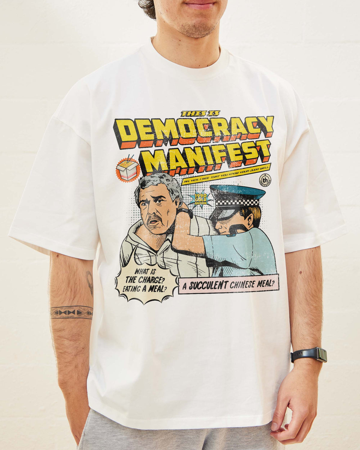 This is Democracy Manifest Oversized Tee product image 3