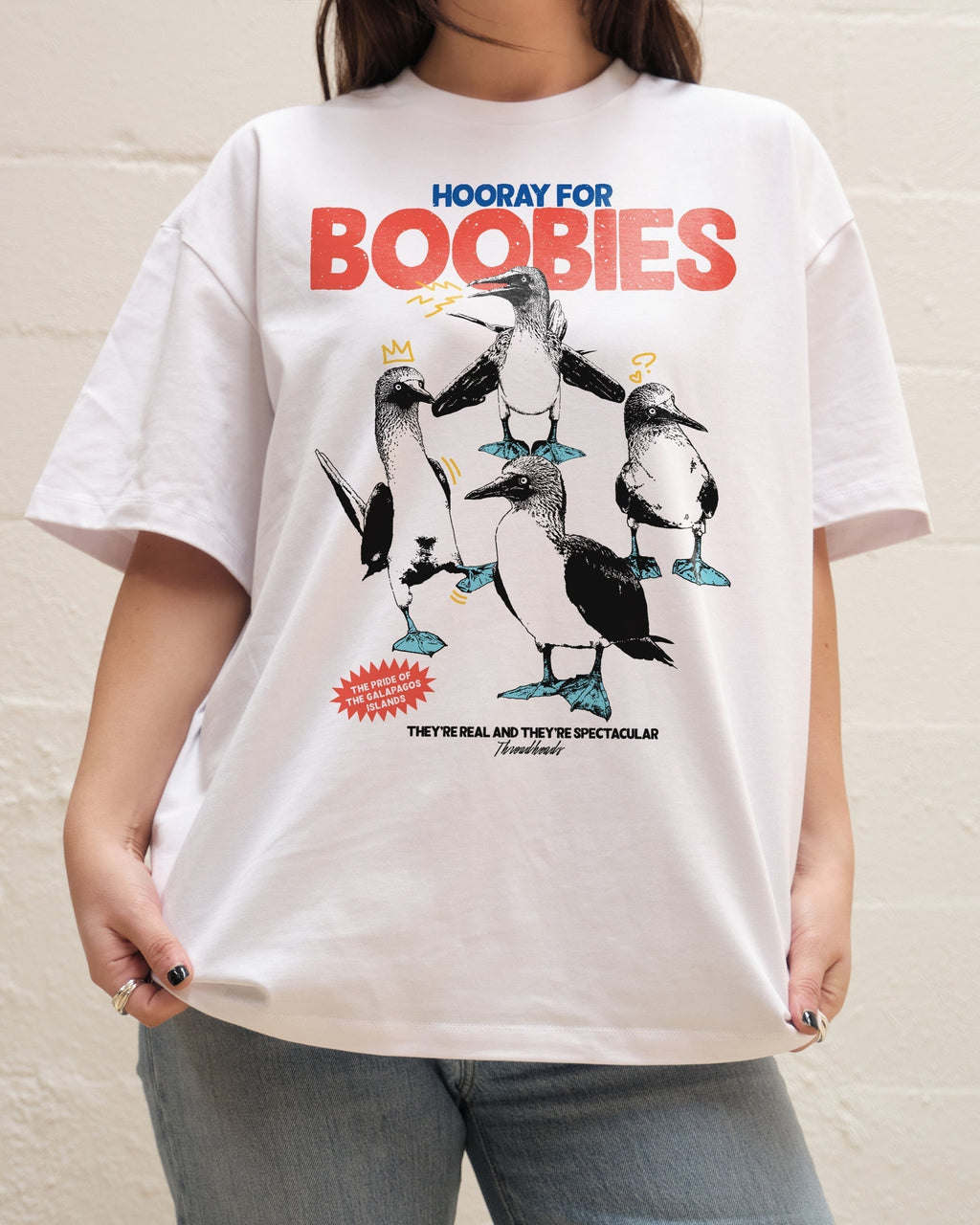 Hooray for Boobies Oversized Tee product image 2