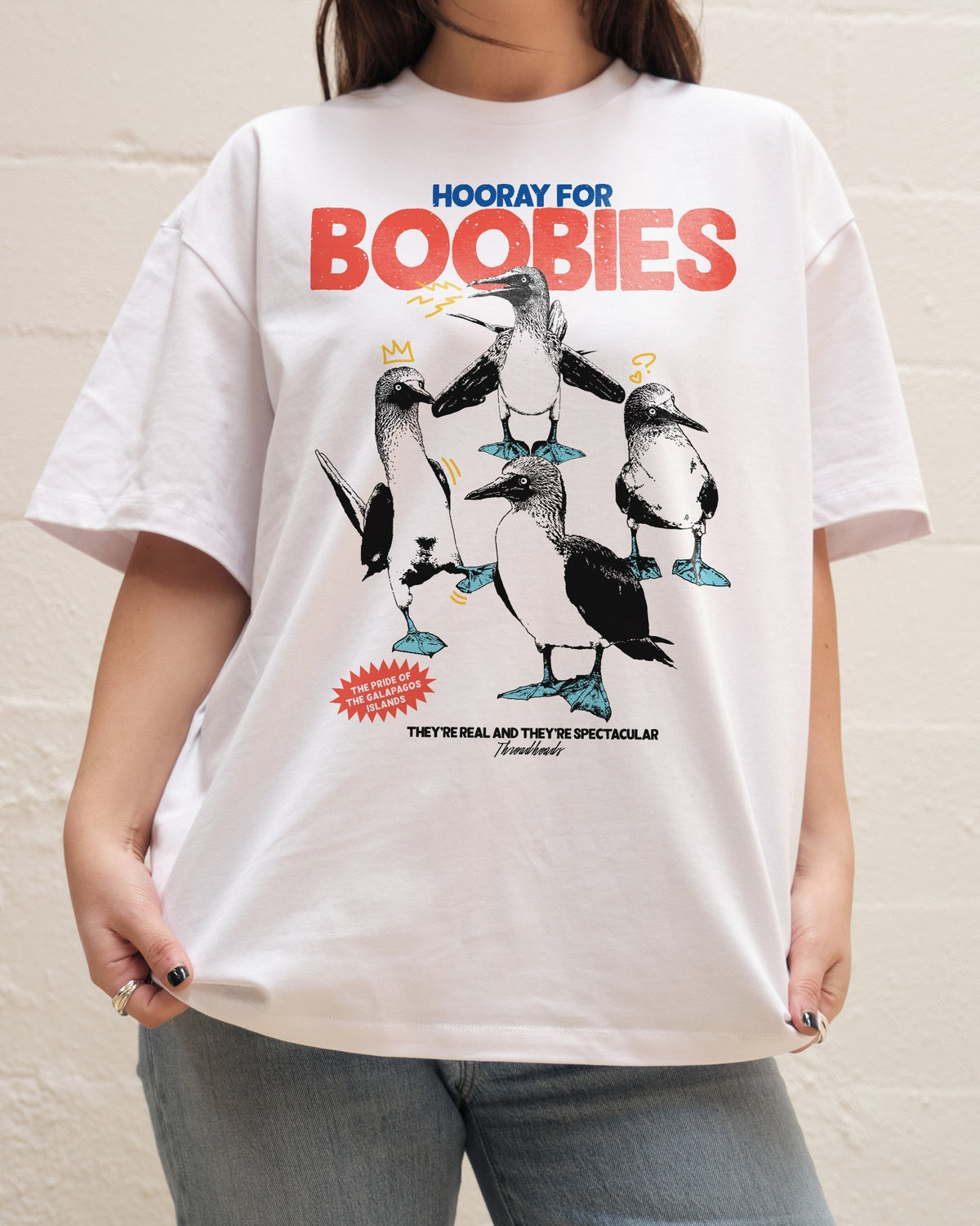 Hooray for Boobies Oversized Tee product image 2