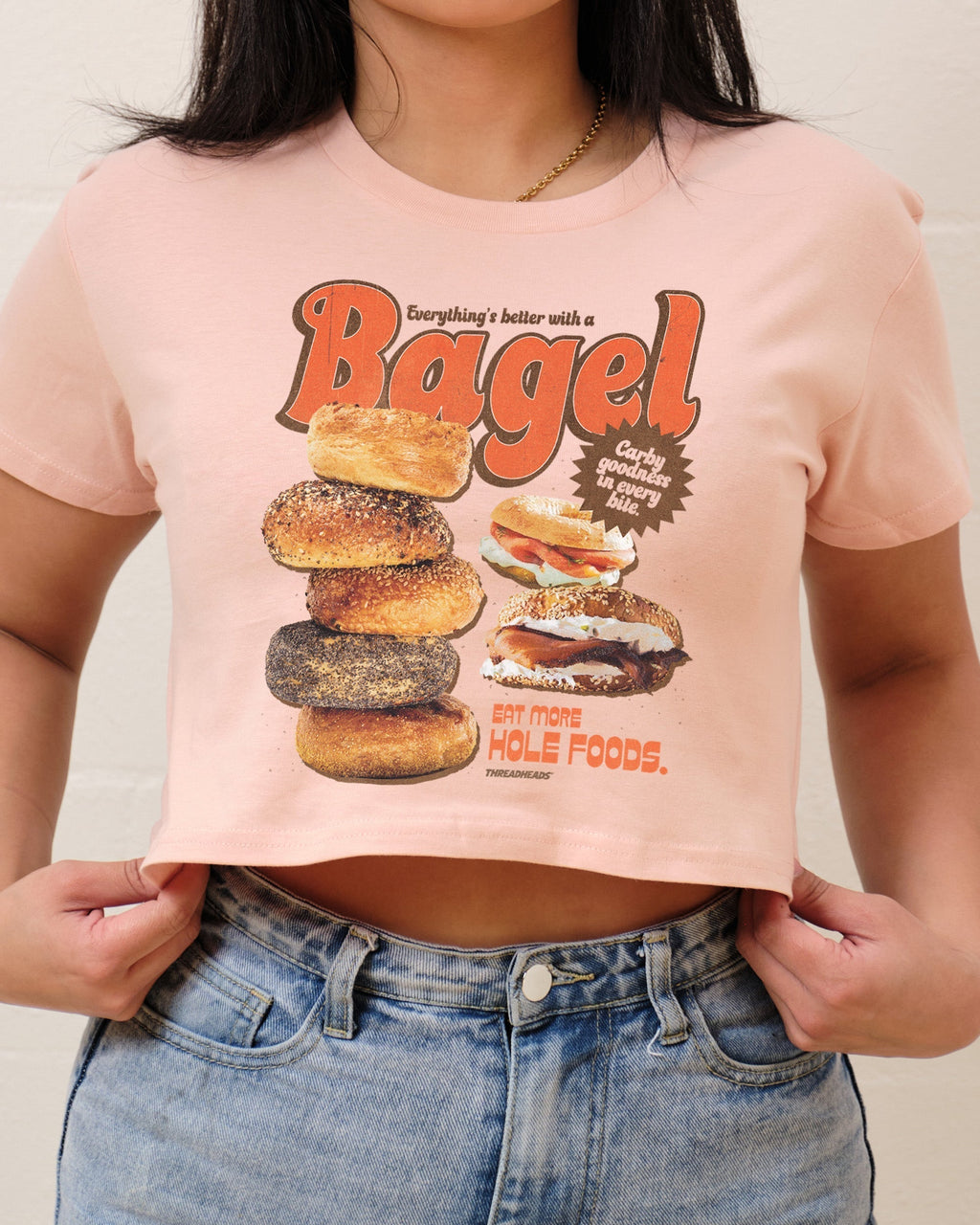 Everything's Better with a Bagel Crop Tee product image 3