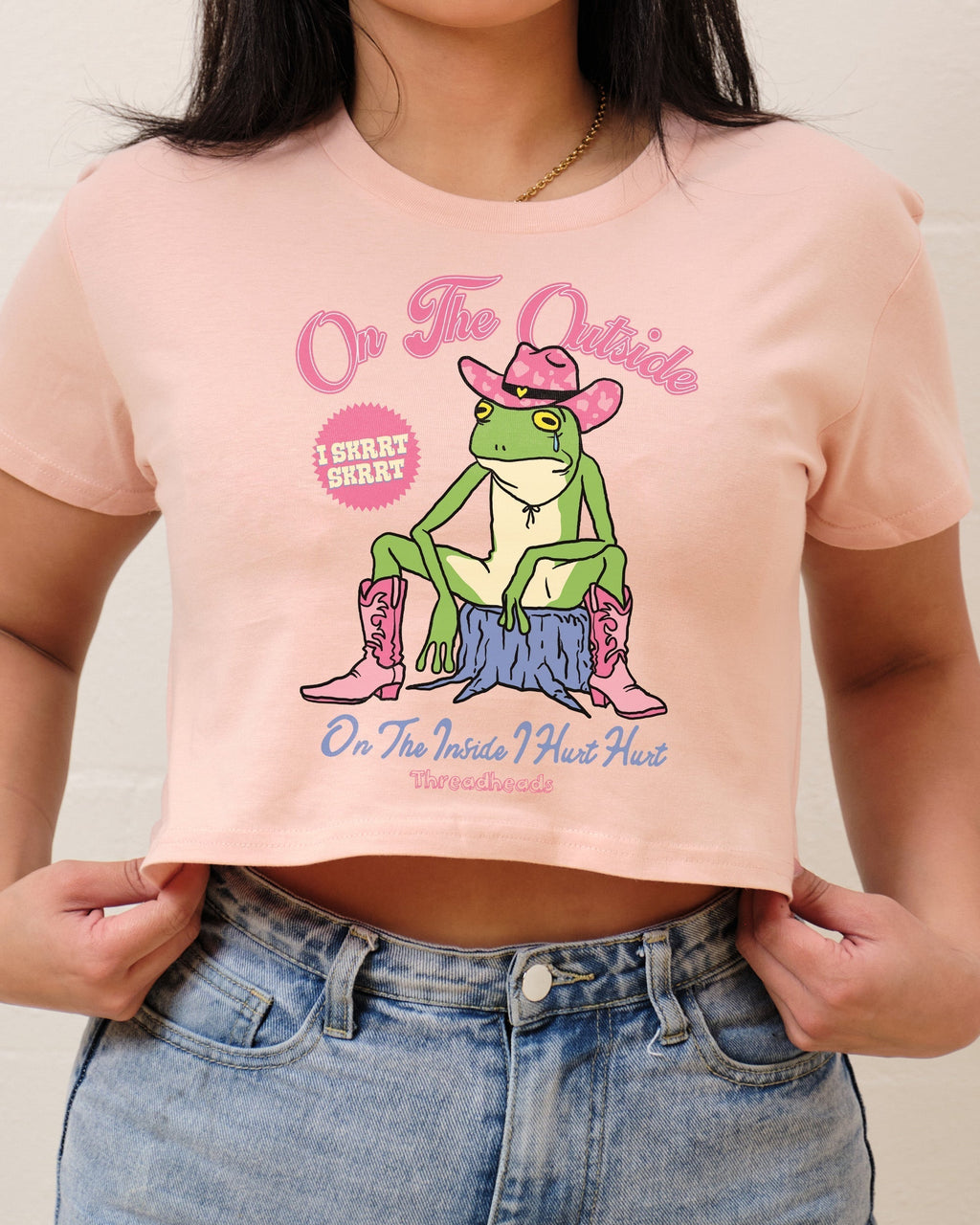 On the Outside I Skrrt Crop Tee product image 4