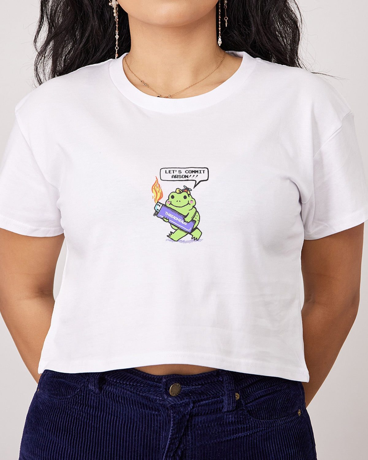 Let's Commit Arson Crop Tee product image 1