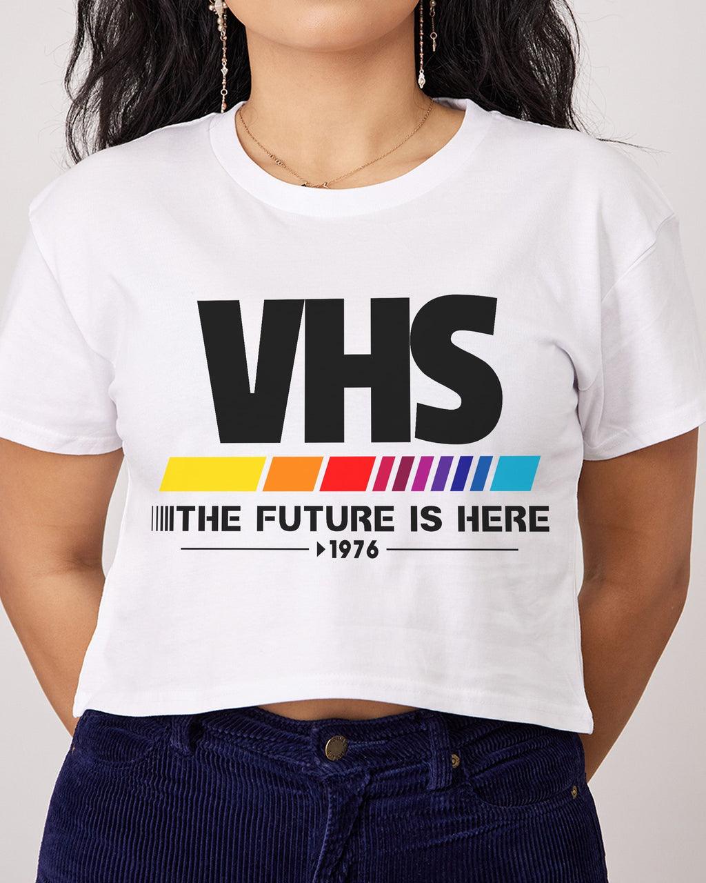 VHS - The Future is Now Crop Tee product image 3