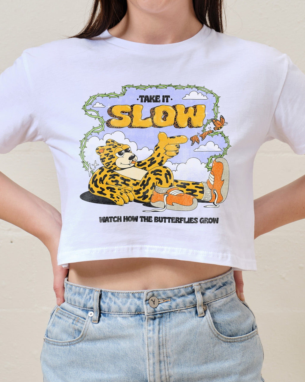 Take It Slow Crop Tee product image 2