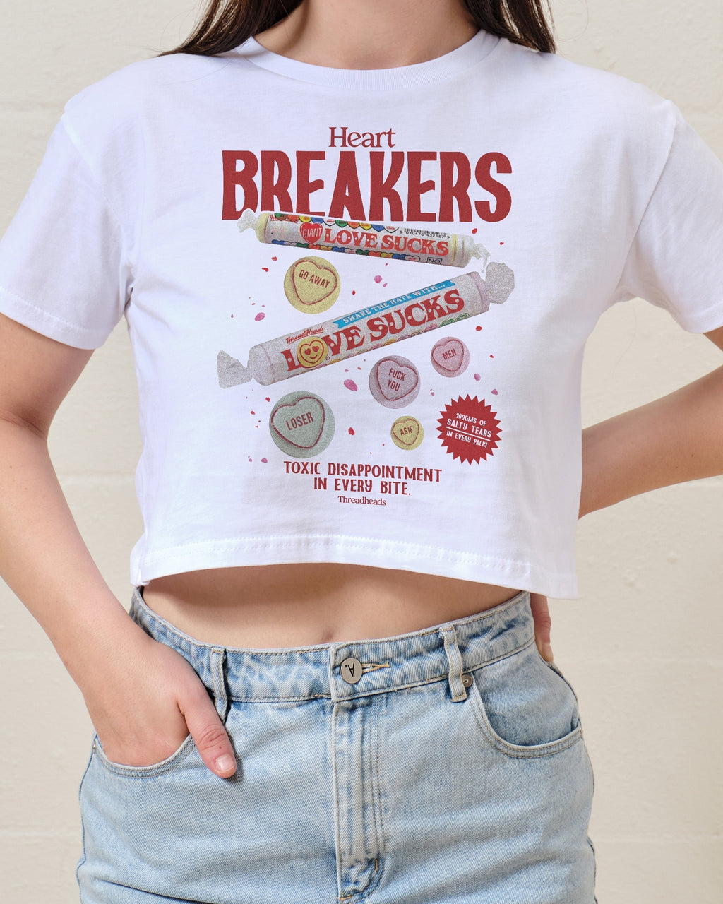 Heart Breakers Crop Tee product image 3