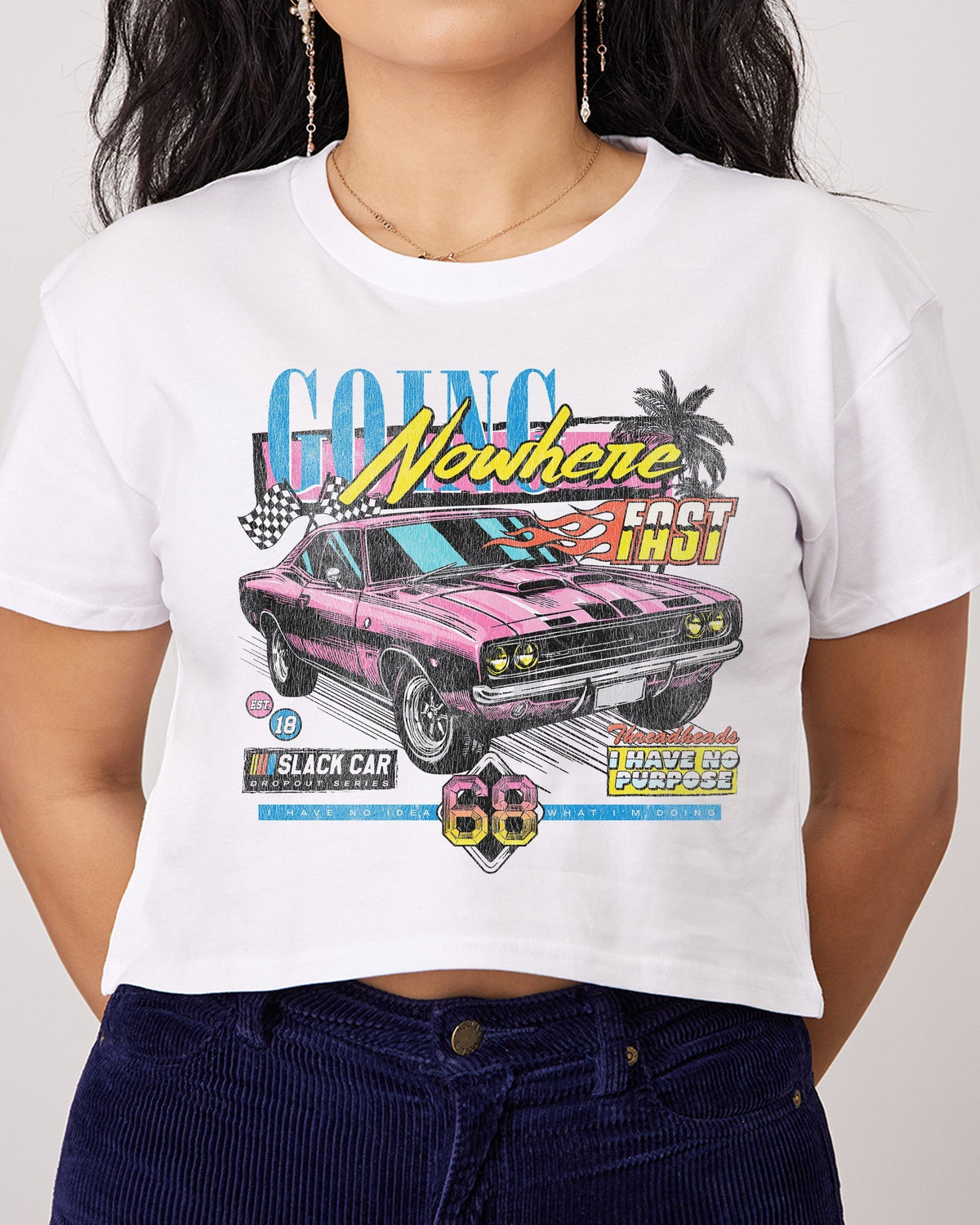 Going Nowhere Fast Crop Tee product image 2