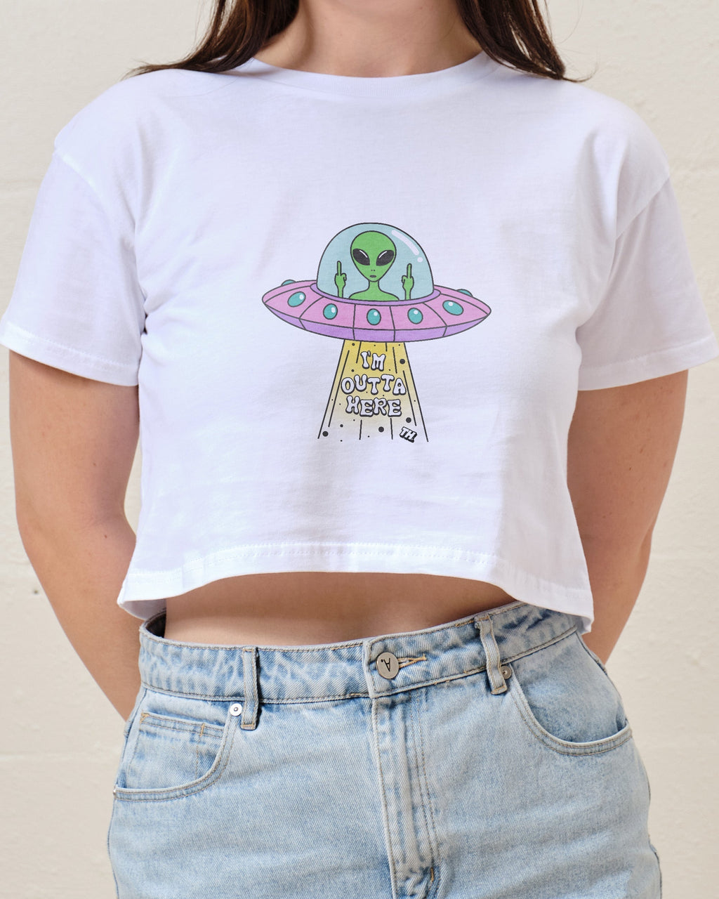 I'm Outta Here Crop Tee product image 1