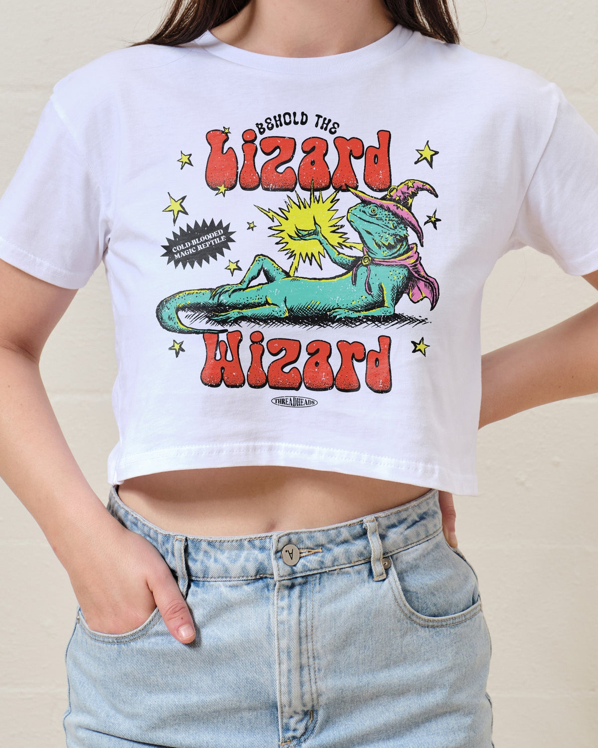 Lizard Wizard Crop Tee product image 2