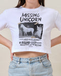 Missing Unicorn Crop Tee product image 1