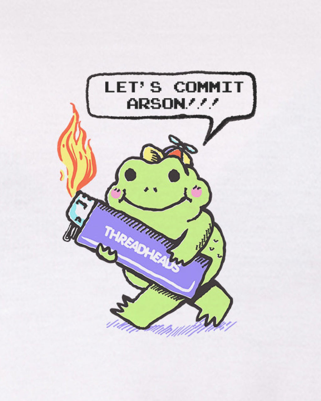 Let's Commit Arson Crop Tee product image 2