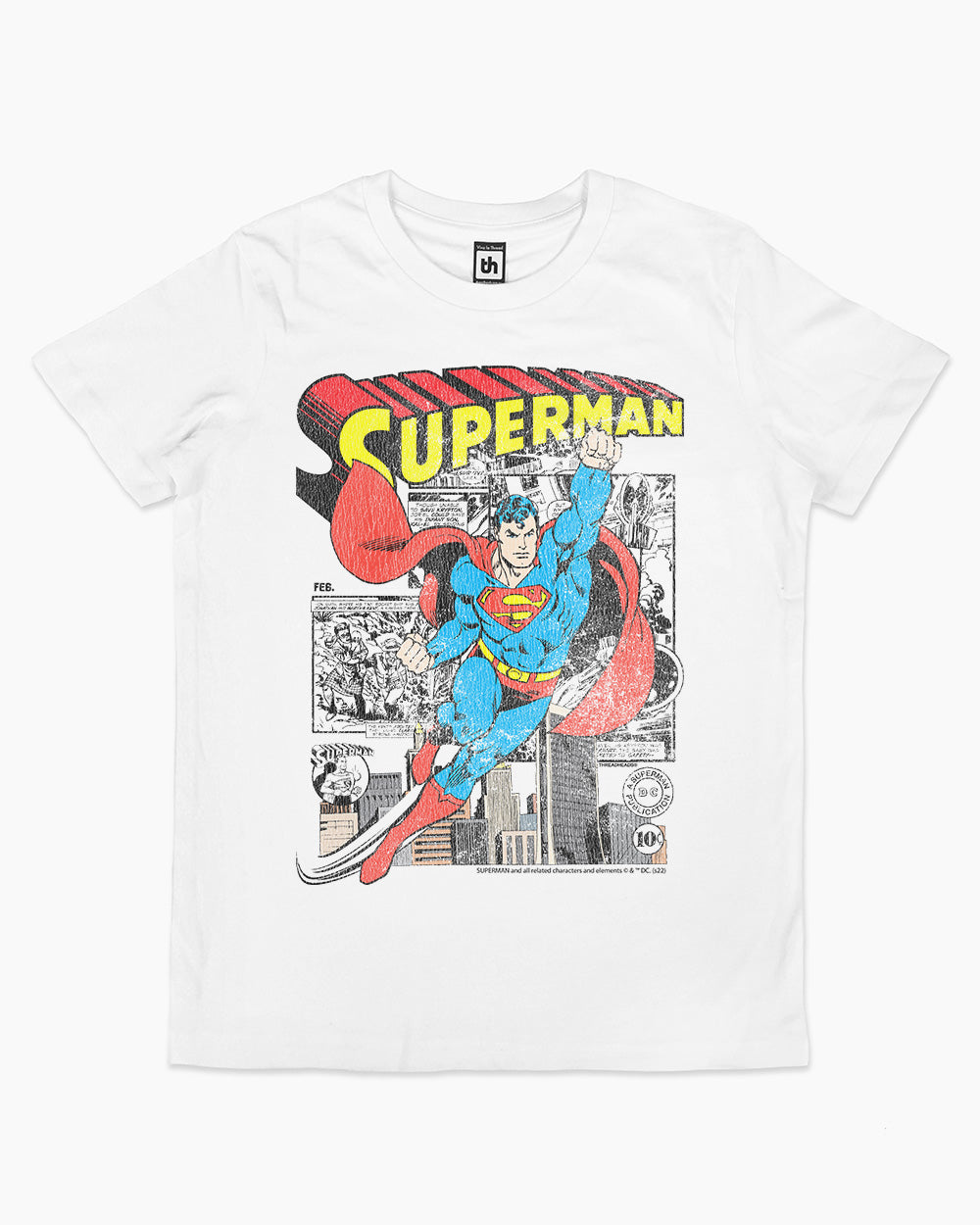 Superman Comic Panel Kids T-Shirt product image 2
