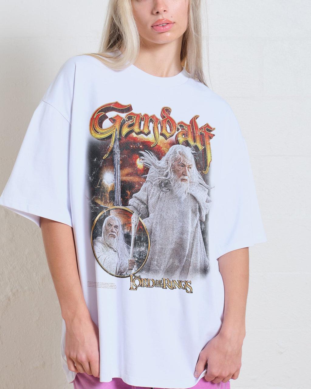 Gandalf the White Oversized Tee product image 3