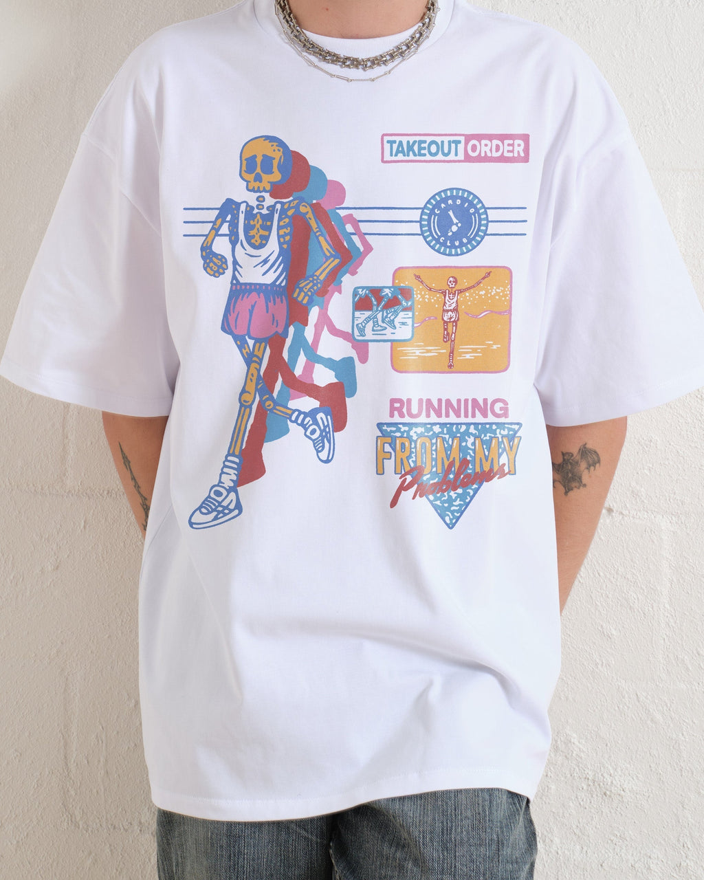 Running From My Problems Oversized Tee product image 2