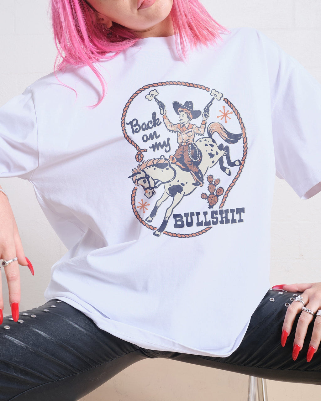 Back On My Bullshit Oversized Tee product image 2